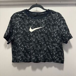 Nike Metallic Floral Crop Top